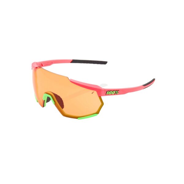 100% Racetrap Goggles - Matte Washed Out Neon Pink - Persimmon Gläser Fahrradbrillen