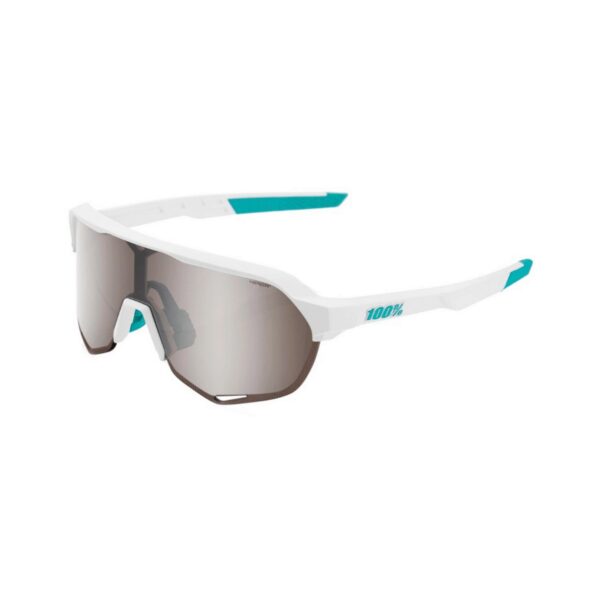 100% S2 Brille - Bora Hansgrohe - Hyper Multilayer Silver Gläser Fahrradbrillen