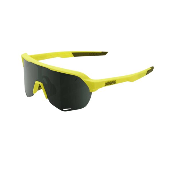 100% S2 Soft Tact Banana Brille - Graugrüne Linse Fahrradbrillen