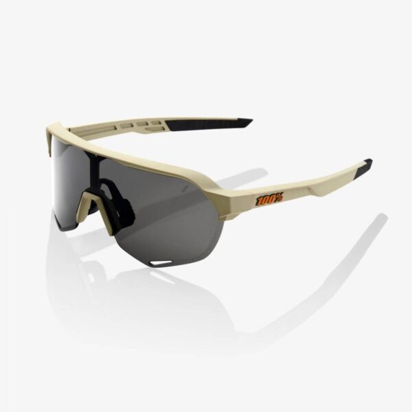 100% S2 Soft Tact Treibsandbrille - Smoked Lens Fahrradbrillen