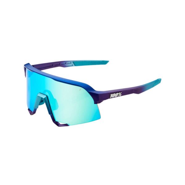 100% S3-Brille - Matt Metallic Into the Fade Topaz Blue Fahrradbrillen