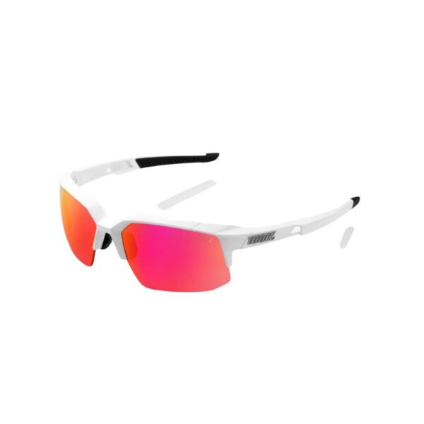 100% SPEEDCOUPE Soft Tact Rosa Weiß Brille Fahrradbrillen