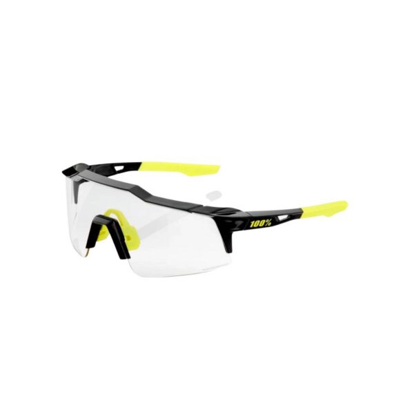 100% SPEEDCRAFT Photochromic Schwarz Gelb Brille Fahrradbrillen