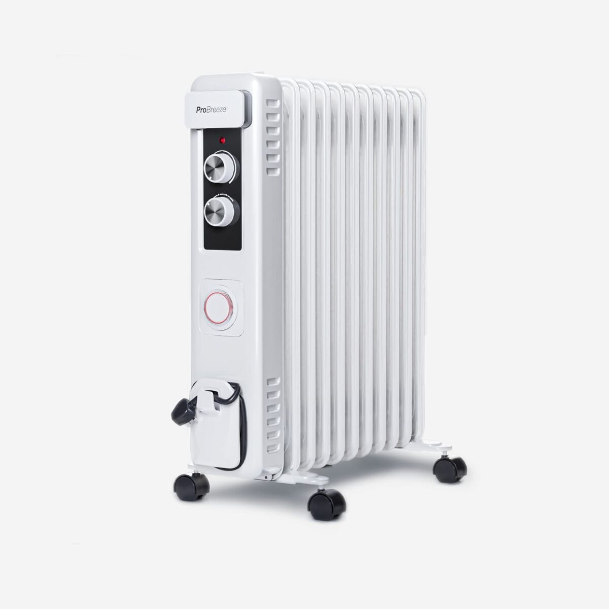 2500W kompaktes Ölgefüllter Kühler mit 11 Flossen und Thermostatkontrolle - Weiß Neujahrsverkauf