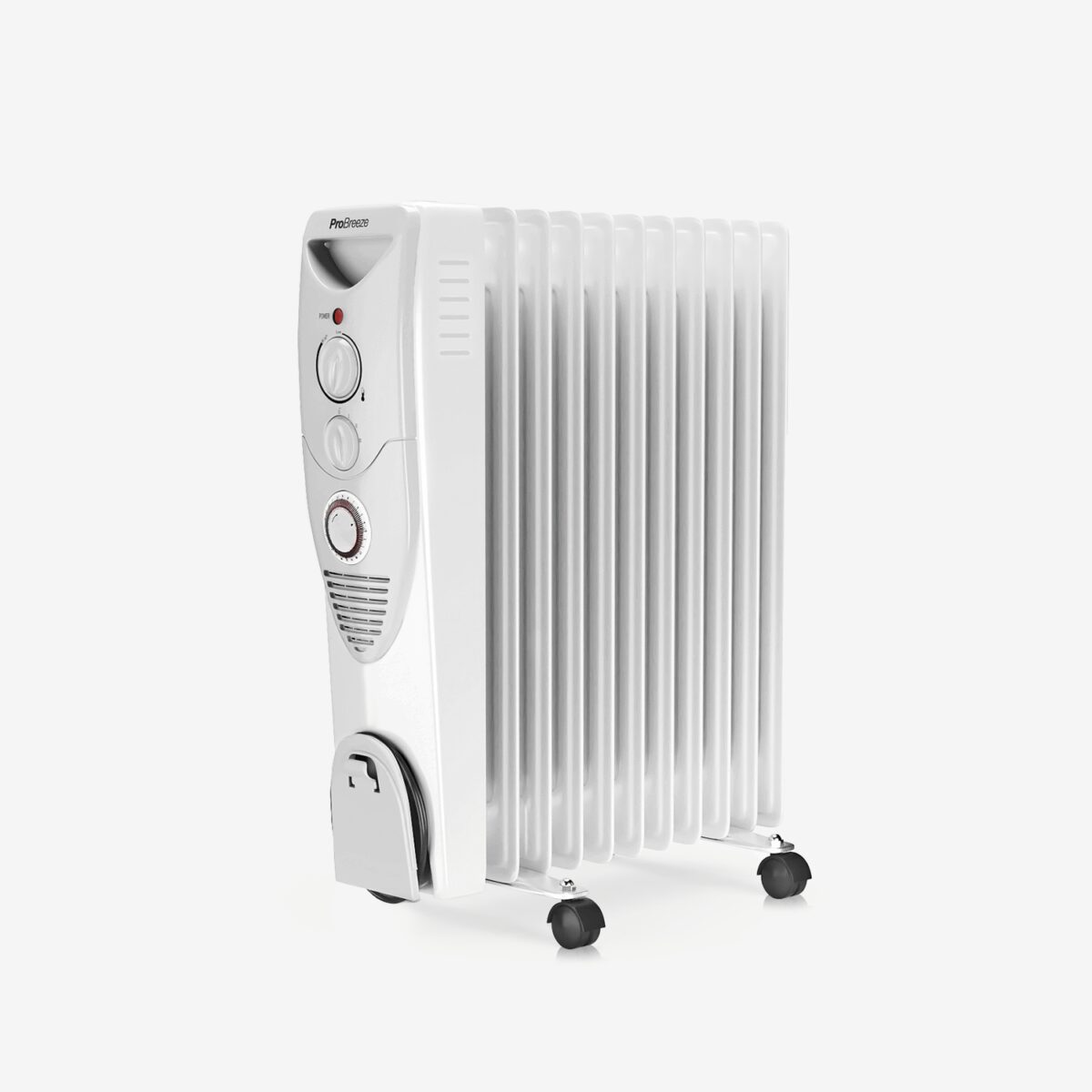 Renoviert - 2500W Ölgefüllter Kühler mit 11 Flossen Steckdose