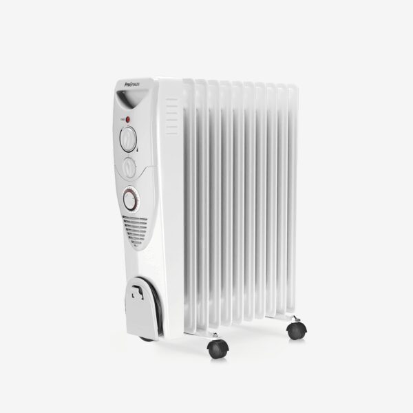 Renoviert - 2500W Ölgefüllter Kühler mit 11 Flossen Steckdose