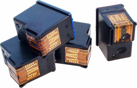 27 | 28 | 4er Pack | Hausmarke | Patronen für HP | Kostenloser 128 GB USB Stick Elektronik