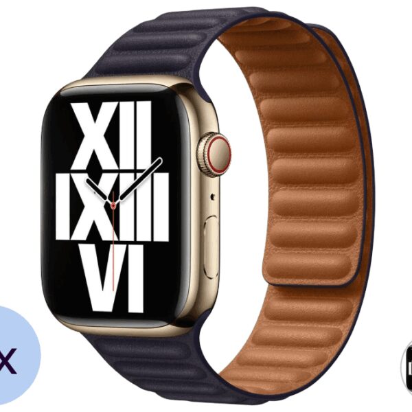 2x Apple Lederarmband für die Apple Watch - Serie 1-9 Kleidung
