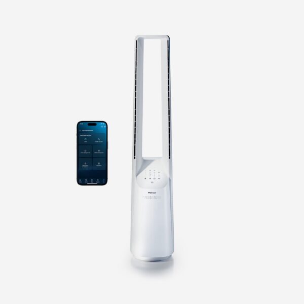 40" Turmventilator ohne Flügel mit intelligenter App-Steuerung – Weiß Ventilatoren