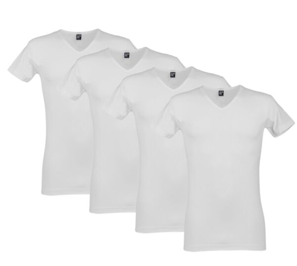 4x Alan Red Oklahoma oder Ottawa T-Shirt - Männer - weiß - Größe S Kleidung