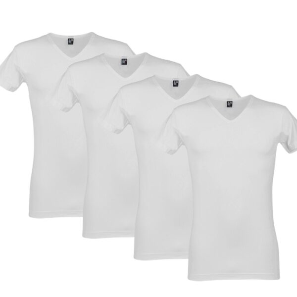 4x Alan Red Oklahoma oder Ottawa T-Shirt - Männer - weiß - Größe S Kleidung