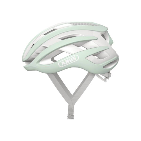 ABUS AirBreaker Helm Grün Weiß