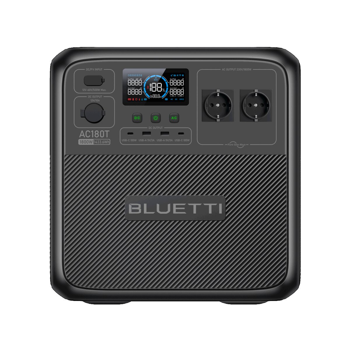 AC180T+350 W Solar | 1800 W 1433 Wh | 350 W Solar-Kit