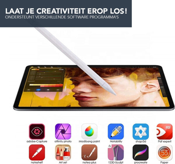 AchatÃ© Stylus Pen Pro - Universele Stylus - Met Handdetectie - Wit Elektronik