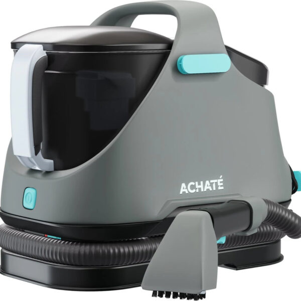Achaté© - Fleckenreiniger - Teppich/- Sofa/- und Matratzenreiniger - 650W - 1400ml - Grau Wohnen & Kochen