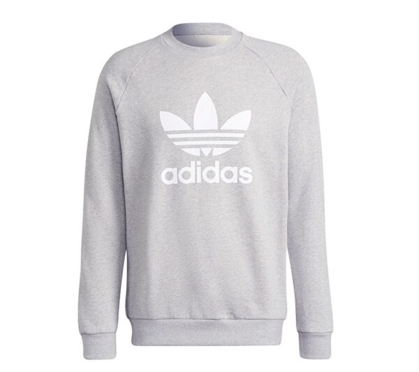 adidas adicolor Classics Trefoil Crew - Herren Pullover Sweatshirt Grau H06650 Jacken & Pullover