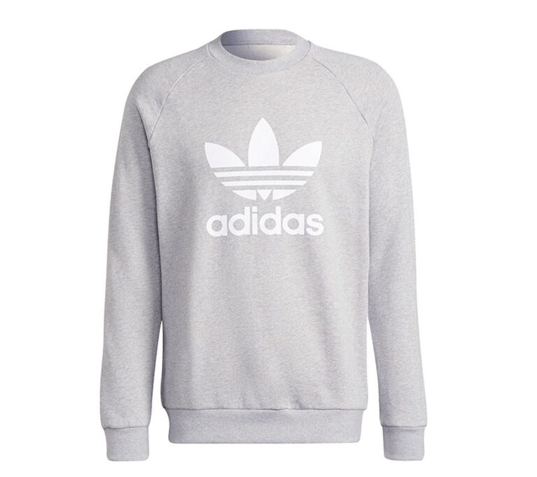 adidas adicolor Classics Trefoil Crew - Herren Pullover Sweatshirt Grau H06650 Jacken & Pullover