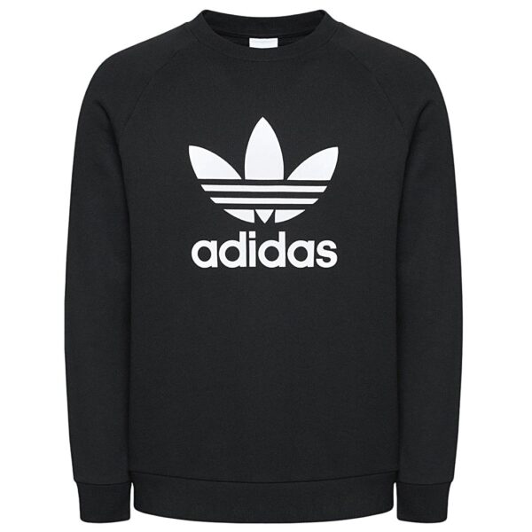 adidas adicolor Classics Trefoil Crew - Herren Pullover Sweatshirt Schwarz H06651 Jacken & Pullover