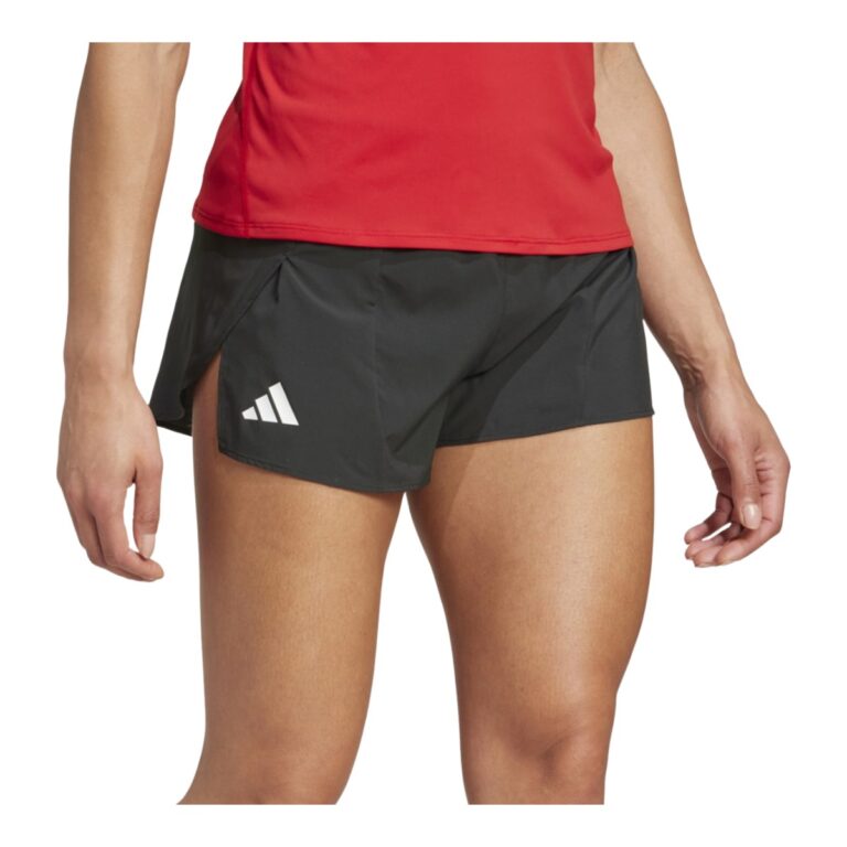Adidas Adizero E Split Shorts Schwarz Damen
