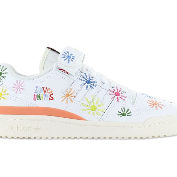 adidas Forum Low W - Pride Love Unites - Damen Schuhe Weiß GW2416 Sneaker