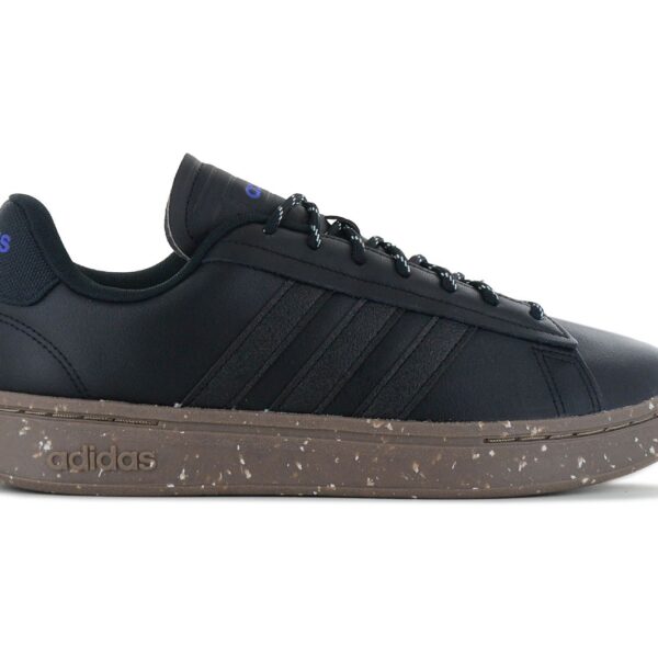 adidas Grand Court Alpha - Herren Sneakers Schuhe Leder Schwarz HQ6603