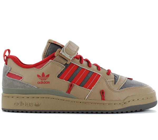 adidas Originals Forum 84 Camp Low - Cardboard Scarlet - Herren Sneakers Schuhe Leder Braun GV6785