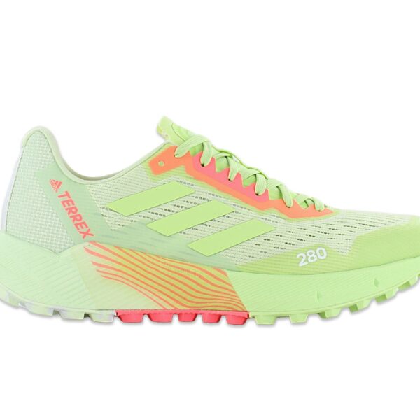 adidas TERREX Agravic Flow 2 W - Damen Trail-Running Schuhe Laufschuhe Grün H03191