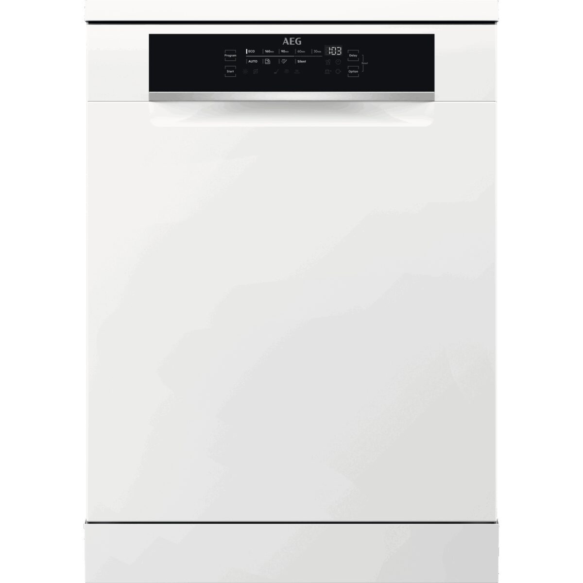 AEG 7000 GlassCare / Standgeschirrspüler 60 cm / AirDry - perfekte Trocknungsergebnisse / MaxiFlex Besteckschublade FFB75707PW