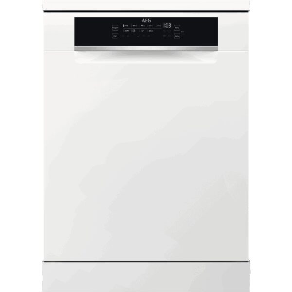 AEG 7000 GlassCare / Standgeschirrspüler 60 cm / AirDry - perfekte Trocknungsergebnisse / MaxiFlex Besteckschublade FFB75707PW