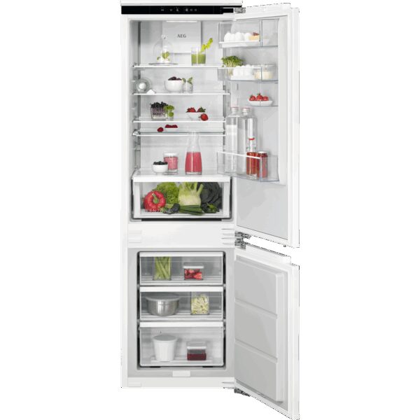 AEG 7000 GreenZone / Einbau-Kühl-Gefrierkombination / 1780 mm / 245 L / NoFrost / Festtür TSC7M183EC