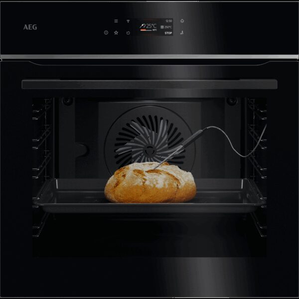 AEG 7000 MealAssist / Einbaubackofen / WLAN-fähig / Pyrolytische Selbstreinigung / Schwarz TE7PB63ZAB