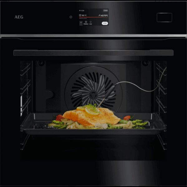 AEG 8000 Meal Assist with SteamPro Einbaubackofen / WLAN-fähig / Dampfreinigung / Schwarz TB8SB73ZAB