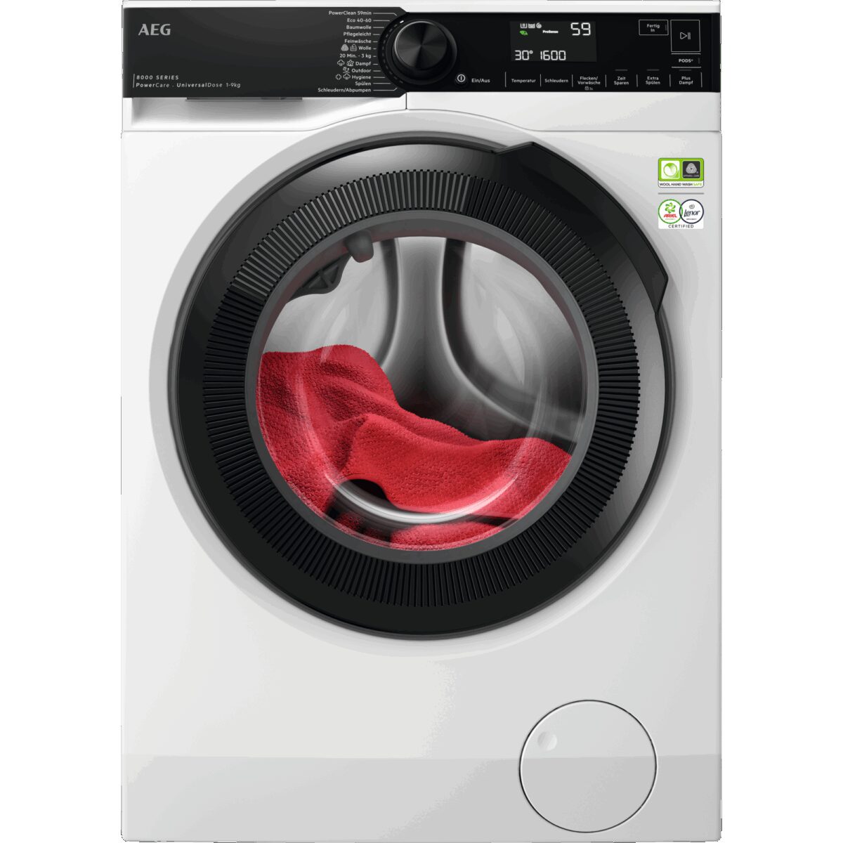 AEG 8000 PowerCare / UniversalDose / 9 kg LR8EA75690