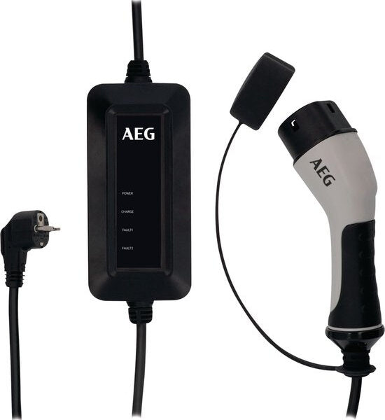 AEG Autoladekabel Typ 2 auf Schuko - 16A / 230V - Ladegerät für Wohnmobile - 7 Meter Auto & Fahrrad