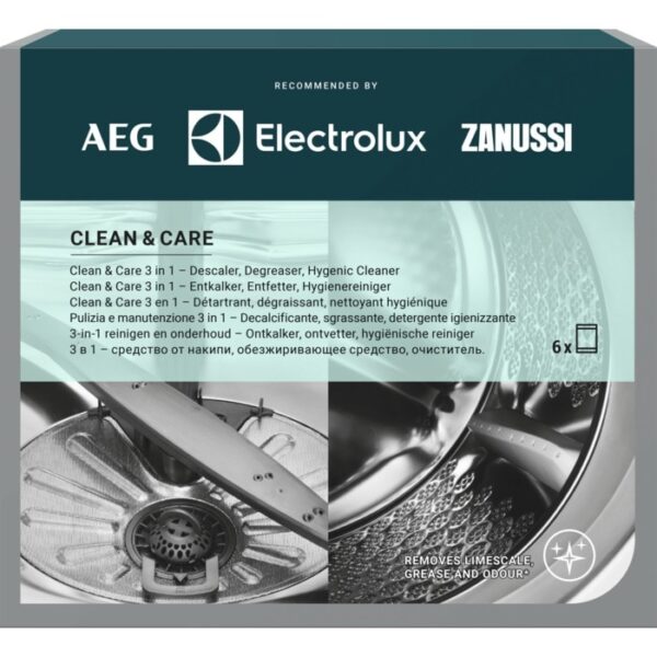 AEG Clean & Care - Pflegeset für Waschmaschinen-Geschirrspüler - 6 Stück 9029803823