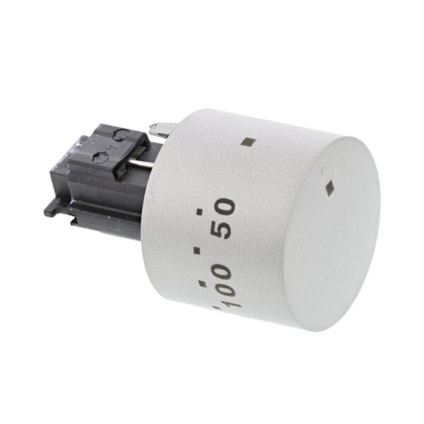 AEG Edelstahl-Einstellknopf für Backofen-Thermostat 3550505022