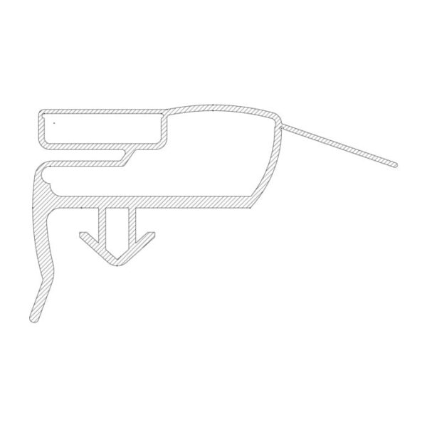 AEG Magnetische Türdichtung für Gefrierschrank 2248016012