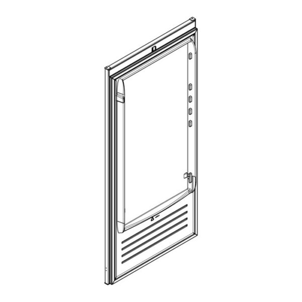 AEG Weiße Kühlschranktür - 538x114mm 140218061012
