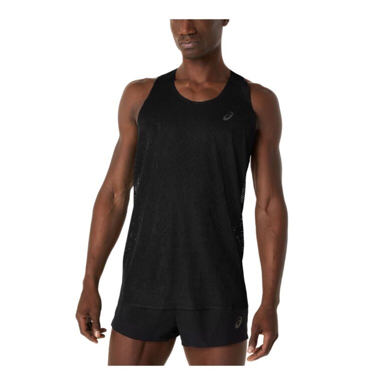 Ärmelloses Asics Metarun Singlet Schwarz