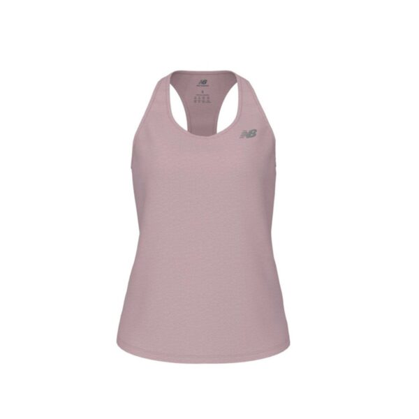 Ärmelloses New Balance Athletics Rosa Shirt Damen