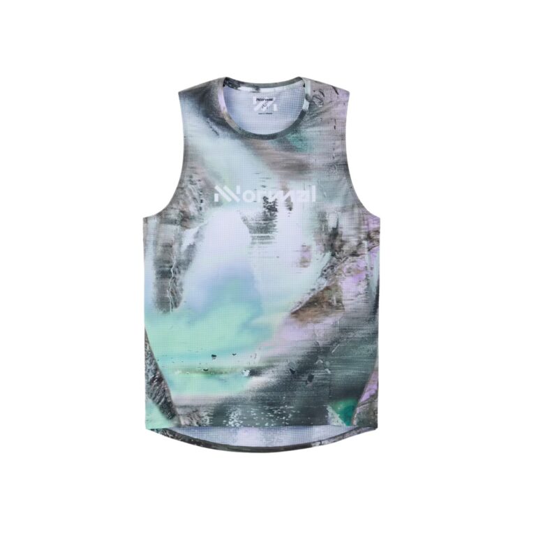 Ärmelloses Shirt NNormal Race Tank Grau Schwarz Grün