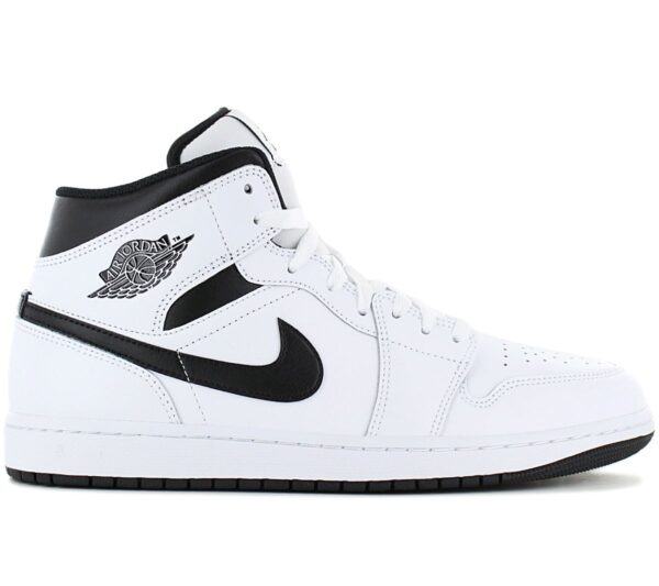 Air Jordan 1 Mid - Reverse Panda - Herren Sneakers Schuhe Weiß-Schwarz DQ8426-132