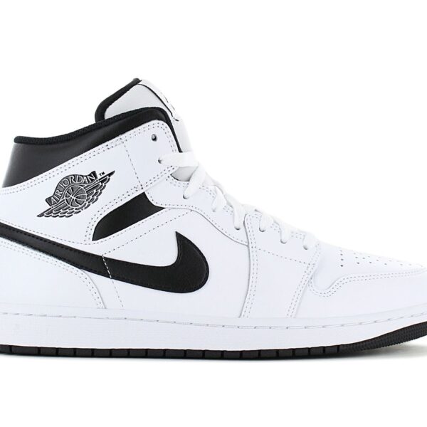 Air Jordan 1 Mid - Reverse Panda - Herren Sneakers Schuhe Weiß-Schwarz DQ8426-132