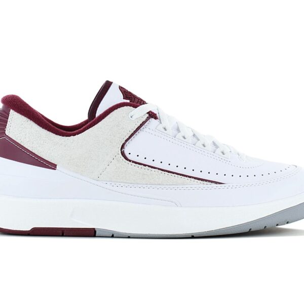 Air Jordan 2 Retro Low - Herren Sneakers Schuhe Weiß-Rot DV9956-103