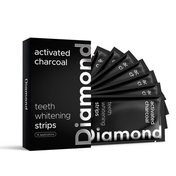 Aktivkohle Zahnbleaching Strips Oral Health