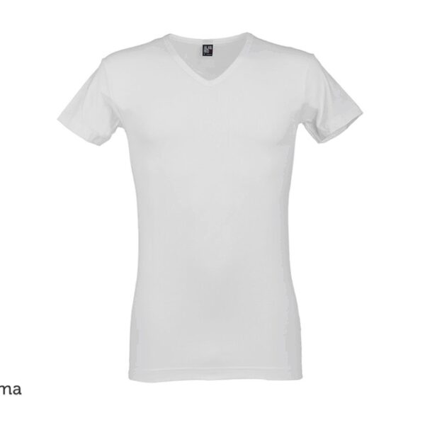 ALAN RED T-shirts Vermont extra lang - V-Ausschnitt - 4 Stück - 2 schwarz & 2 weiß - Größe XL Kleidung