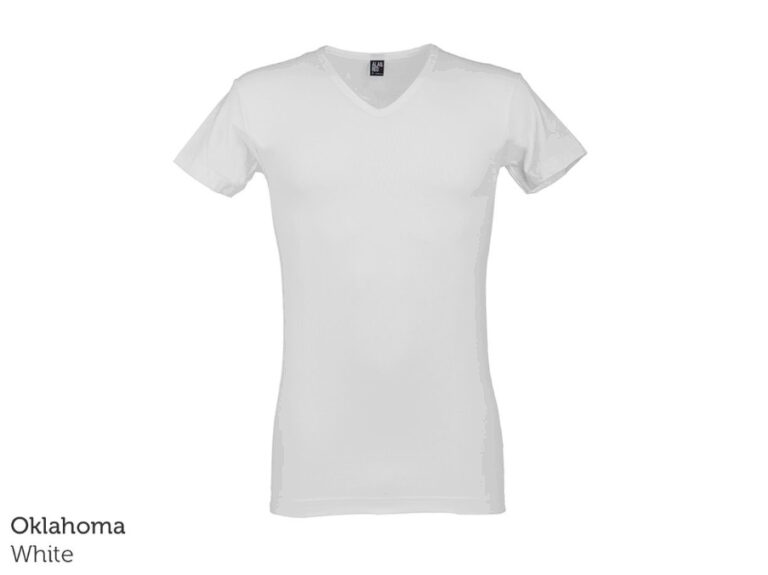 ALAN RED T-shirts Vermont extra lang - V-Ausschnitt - 4 Stück - 2 schwarz & 2 weiß - Größe XL Kleidung