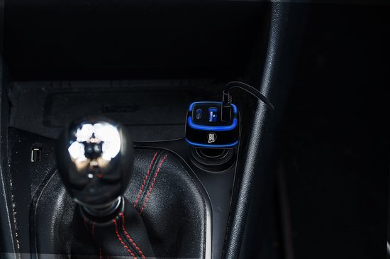 All Ride Car Charger USB - 2x USB-A und USB-C Anschluss - Power Delivery/ Fast Charge 18W - Anschluss an Zigarettenanzünder Auto - Kunststoff - Schwarz Auto & Fahrrad