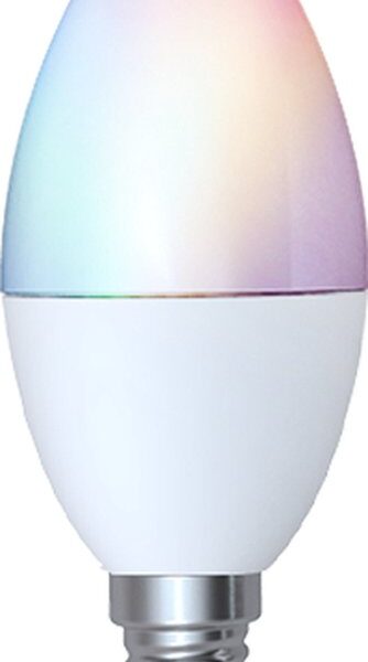 alpina Smart Home RGB Lampe - E14 - 5W - WW + RGB - Intelligente Beleuchtung - LED - App Steuerung - Sprachsteuerung - Amazon Alexa - Google Home Wohnen & Kochen