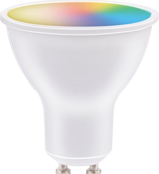 alpina Smart Home RGB Lampe - GU10 - 5W - WW + RGB - Intelligente Beleuchtung - LED - App Steuerung - Sprachsteuerung - Amazon Alexa - Google Home Wohnen & Kochen
